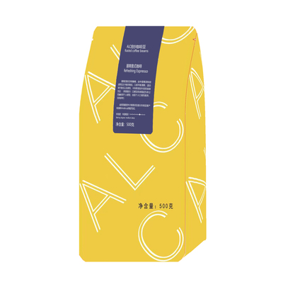 ALC咖啡：Legend传奇系列/醇爽意式咖啡豆500克/包（黄袋）蓝色标